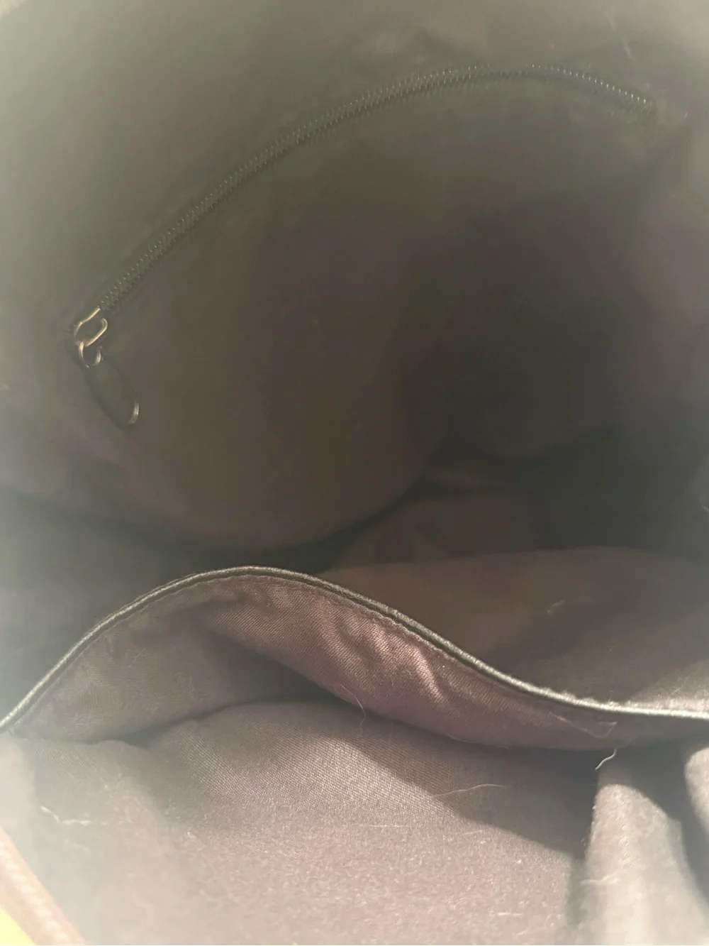 Page Classic Brown Faux Leather Backpack with Front Flap Pocket